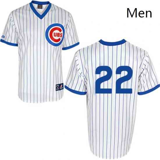 Mens Majestic Chicago Cubs 22 Jason Heyward Authentic White 1988 Turn Back The Clock Cool Base MLB Jersey